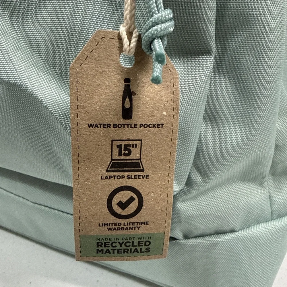 JanSport Cross Town Plus Backpack  - Faded Sage NEW